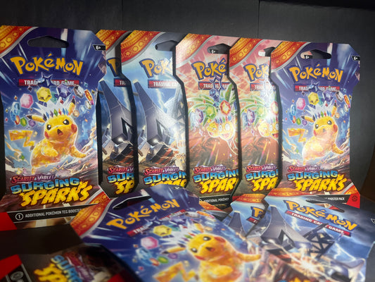 Surging Sparks Pokemon TCG Sleeved Booster Pack