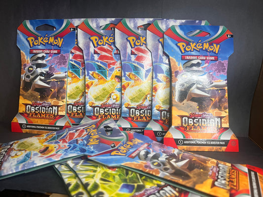 Obsidian Flames Pokemon TGC Sleeved Booster Pack