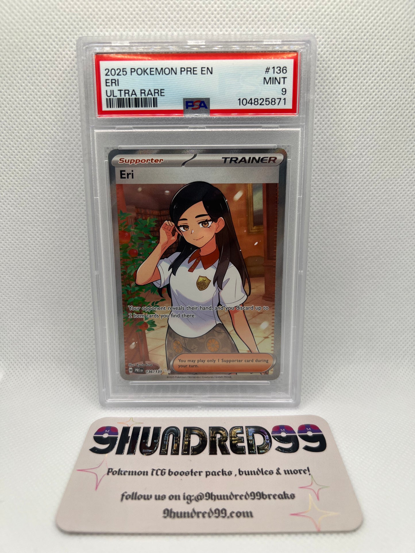 Eri Trainer Ultra Rare Mint 9